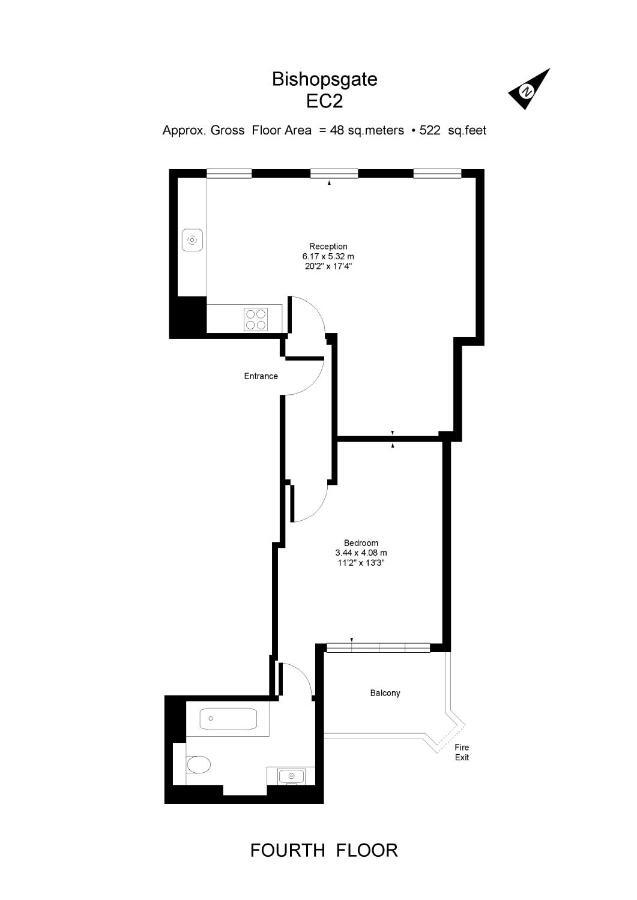 Apartment 4, 48 Bishopsgate By City Living Londyn Zewnętrze zdjęcie